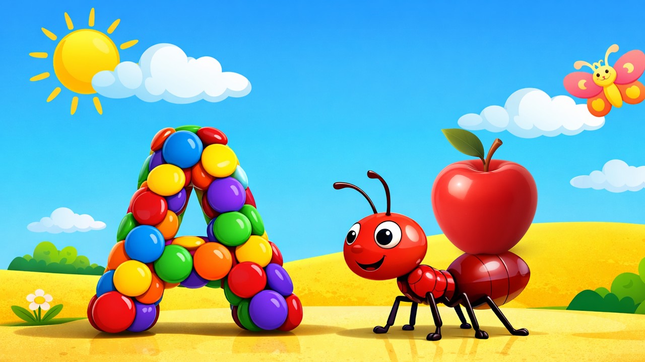 ABC Song for Kids 🎵 | Learn Alphabet with Fun 3D & 2d Cartoon Animation 🌈🔤