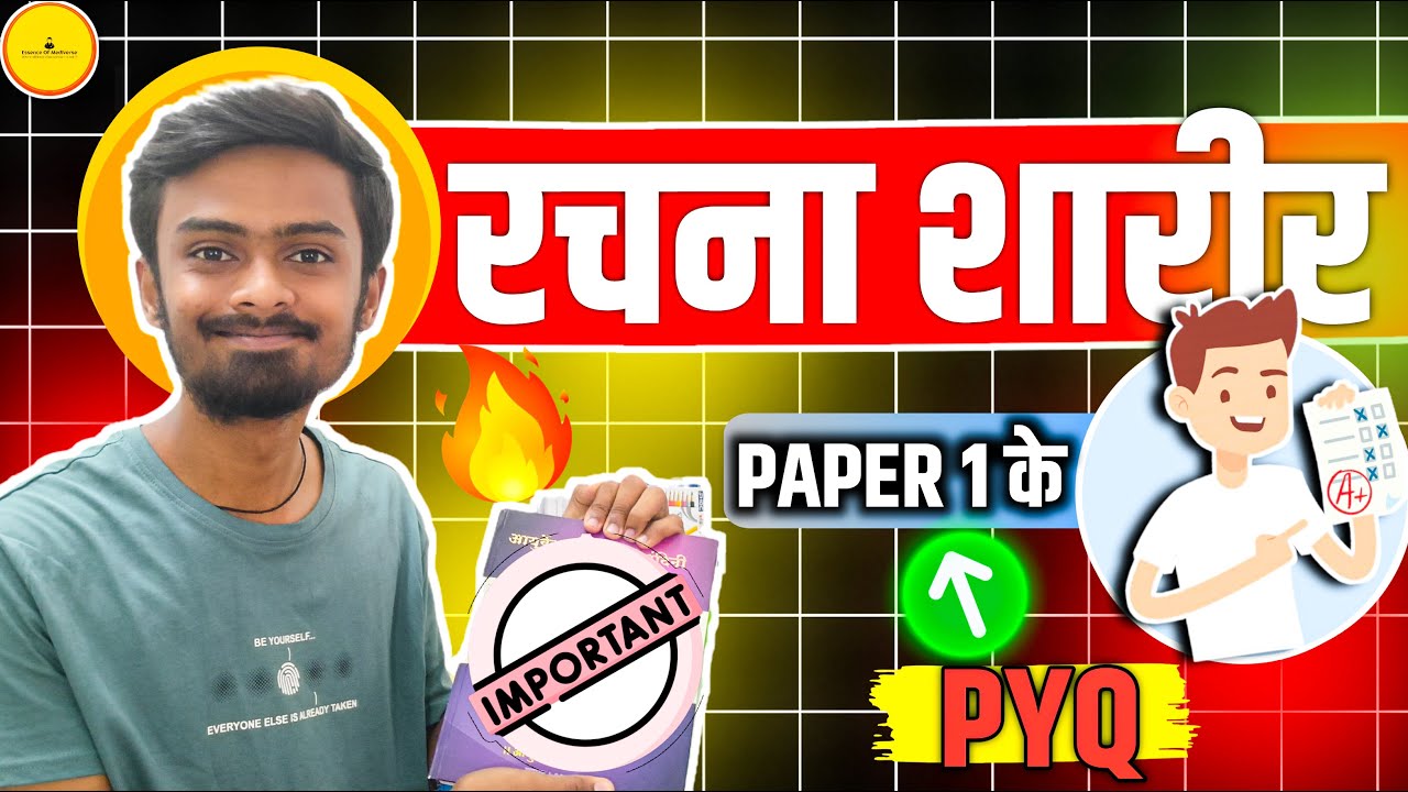 Anatomy Important Questions🕺🏻| रचना शारीर 🎯| Previous Year Questions | Paper 1✅