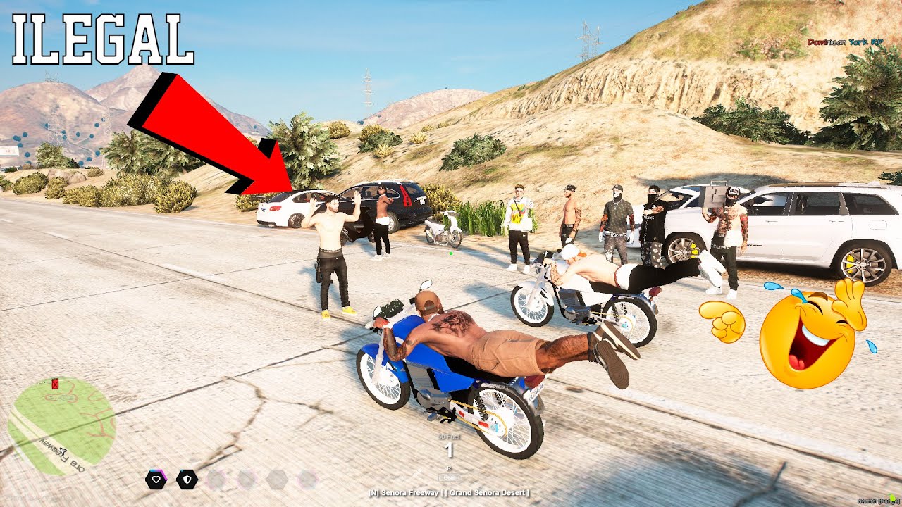 ASI SON LAS CARRERAS DE MOTORES EN GTA V ROLEPLAY DOMINICANO