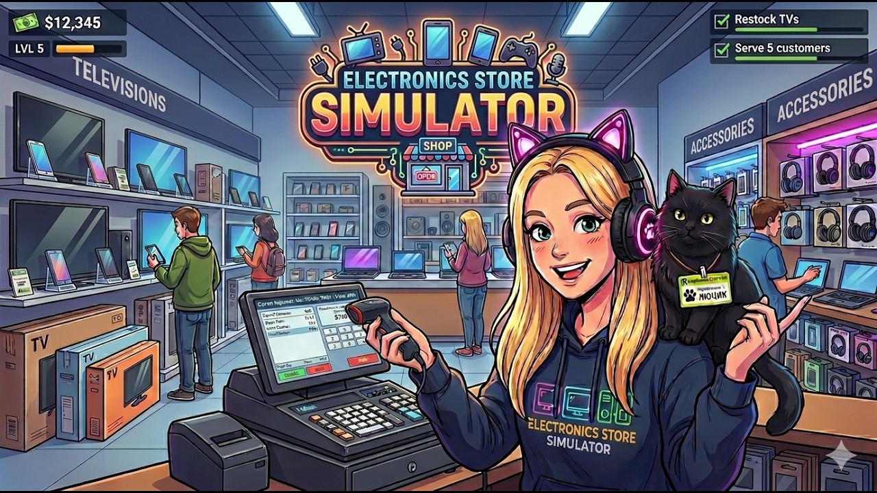 🔴 ELECTRONICS STORE SIMULATOR ➤ ОТКРЫВАЕМ МАГАЗИН ТЕХНИКИ!