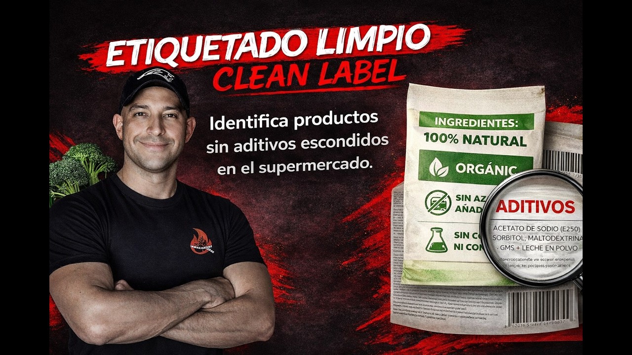 ETIQUETADO LIMPIO: Cómo detectar ADITIVOS ocultos y comprar mejor en el supermercado
