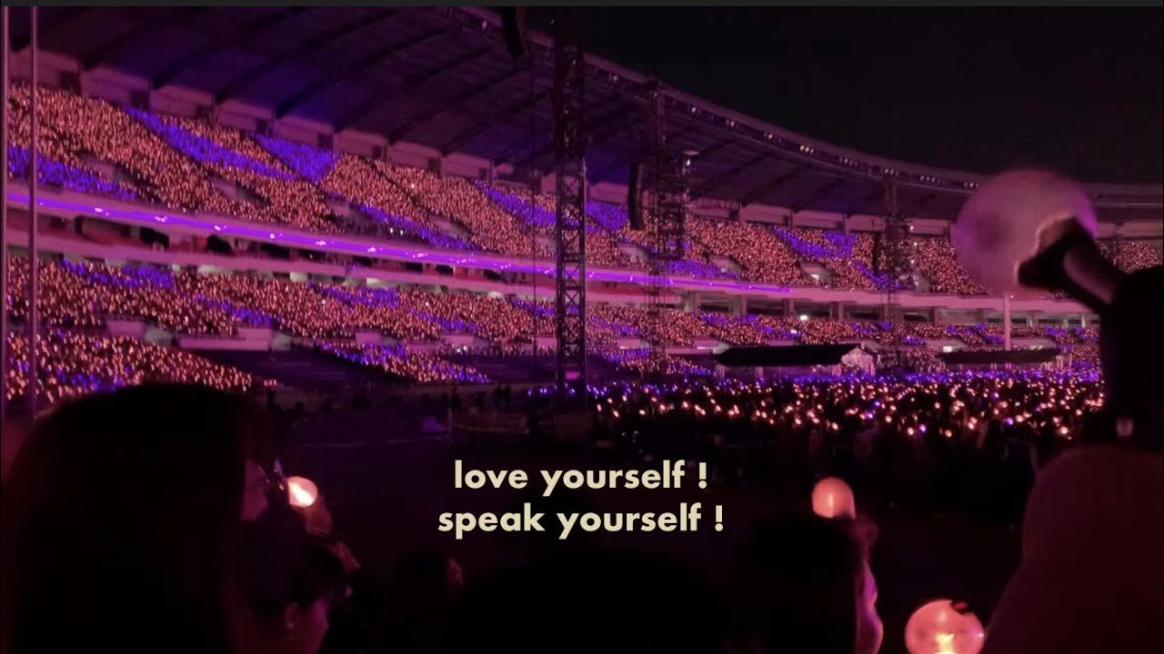 ENG)speak yourself ! 💜 BTS 콘서트 vlog .우리들의 행복한 시간 🕰