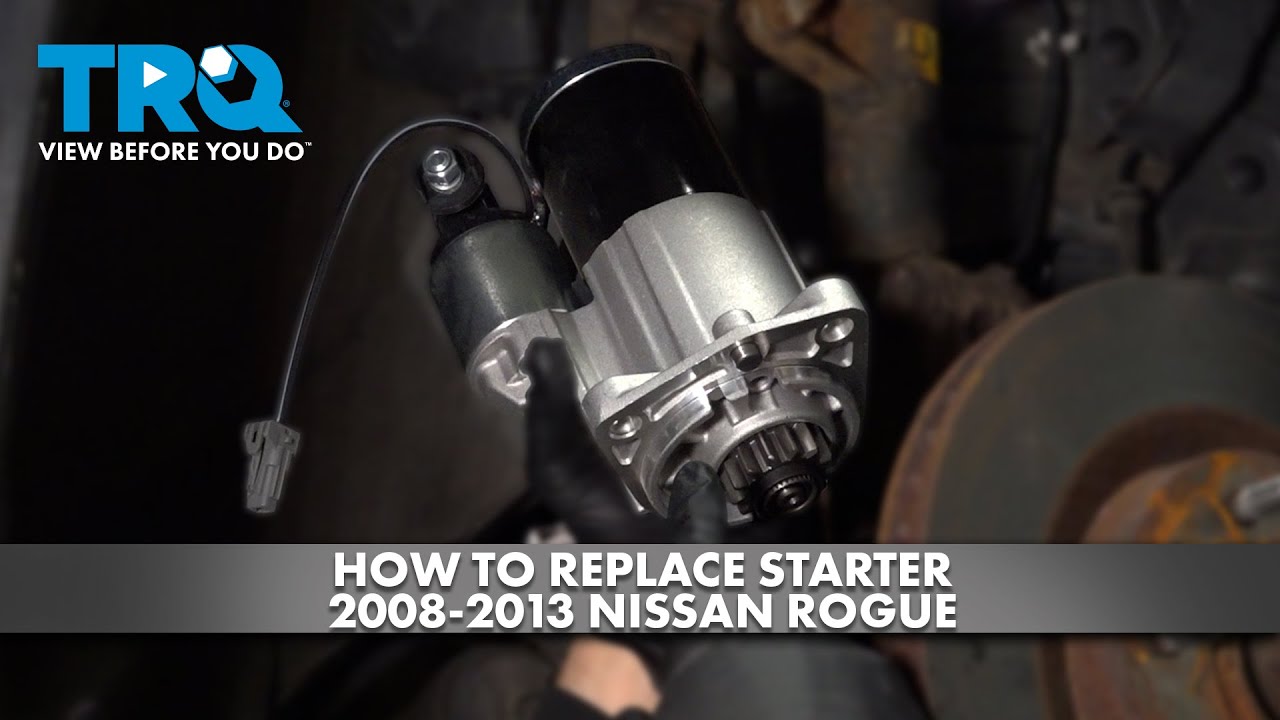 How to Replace Starter 2008-2013 Nissan Rogue