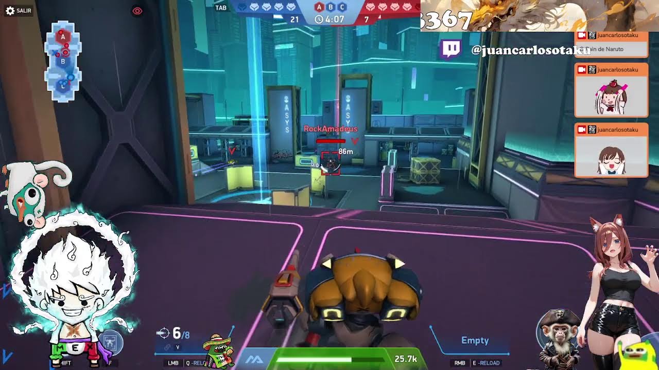 22 1 26  Jugando Mech Arena !  Espero no se caiga el stream... @juancarlosotaku