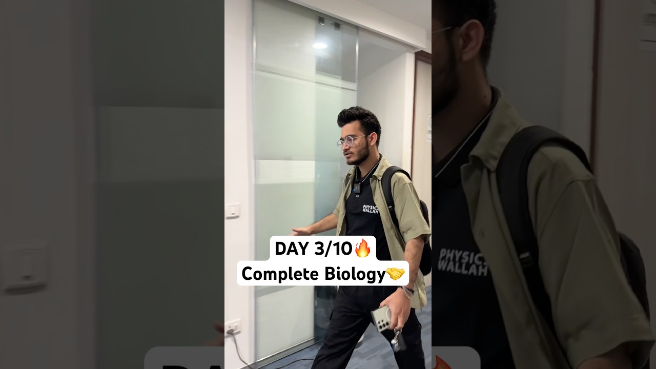 Day 3/10🔥 - Complete Biology by Vipin Sir | @PWNEET-Official - #neet #neet2026 #ummeed