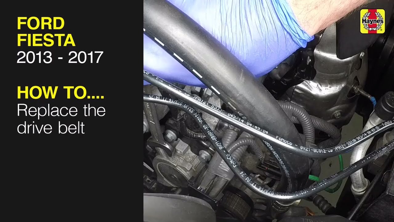 Ford Fiesta (2013 - 2017) - Replace the drive belt