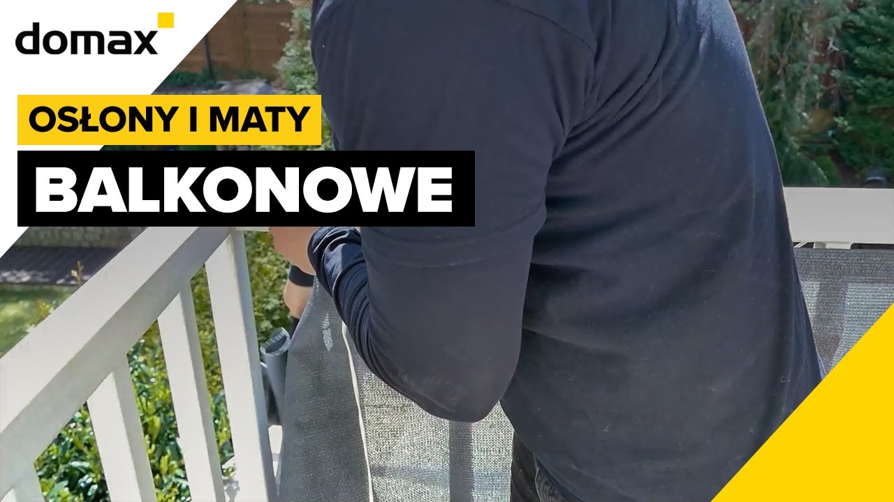 Osłona balkonowa Grindi - Szybki montaż na balkonie
