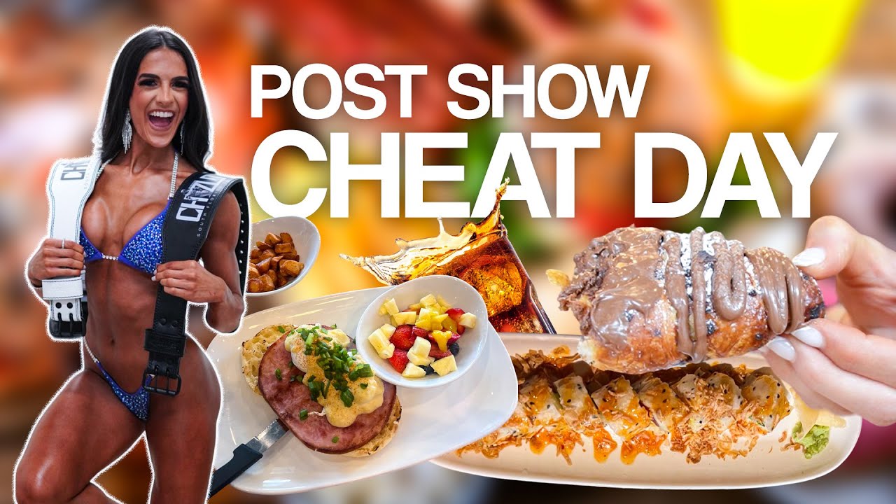 EATING EVERYTHING I WANTED AFTER MY SHOW | CHEAT MEALS
