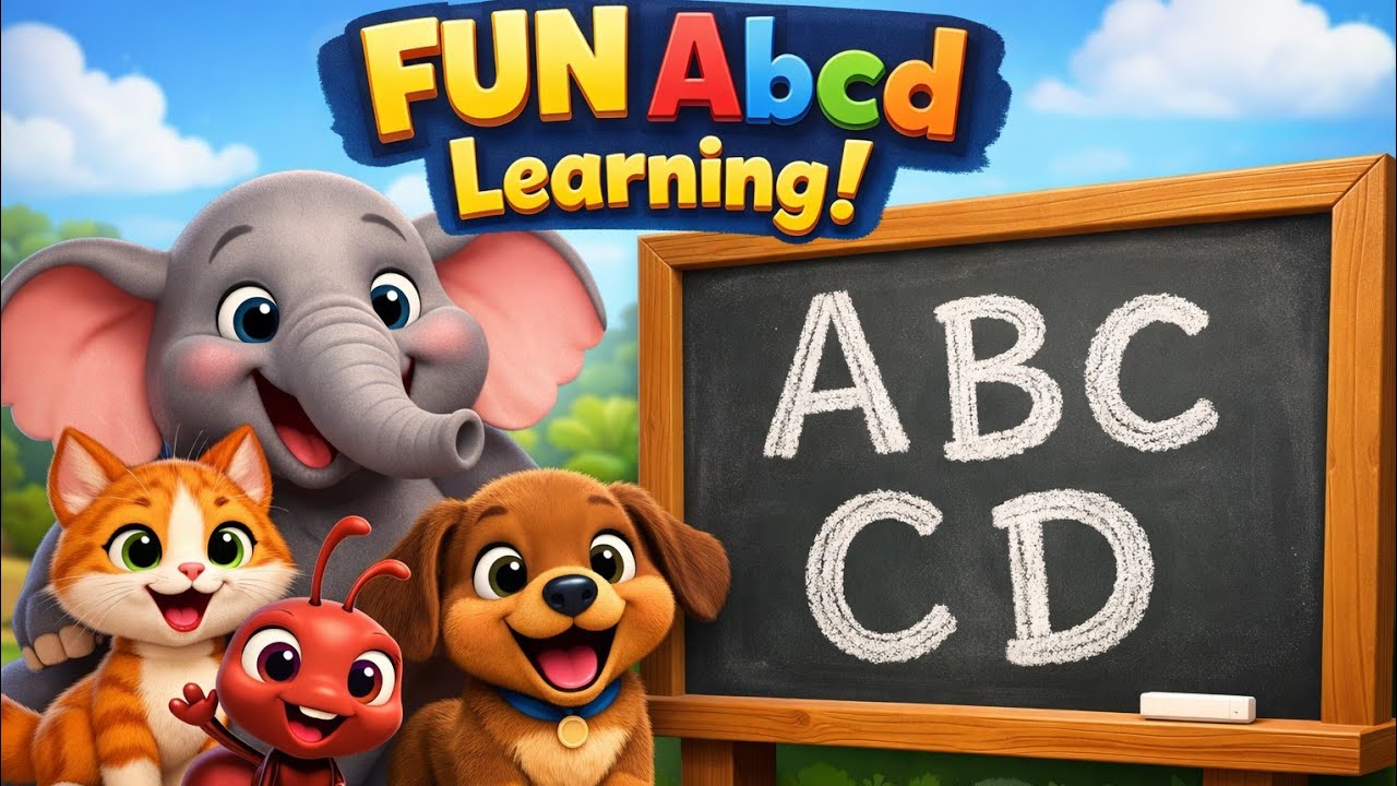 A to Z Animal phonics Song for Kids 🐾 | ABC Animal Song | Fun Nursery Rhymes | english rhyme