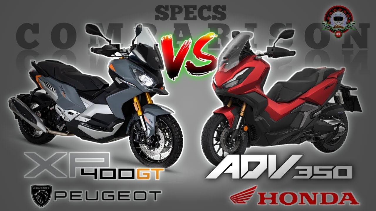 PEUGEOT XP400 GT vs HONDA ADV 350 SPECS COMPARISON