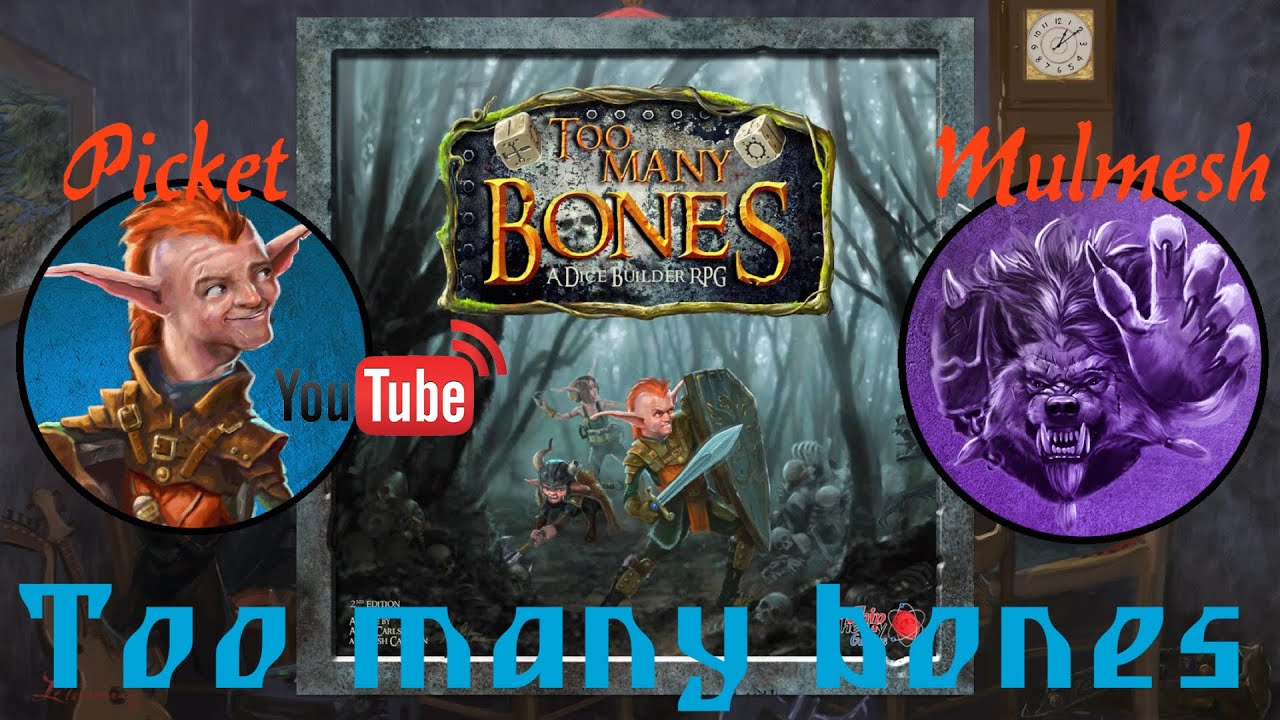 Играем в Too many bones [8.1] - летсплей Picket против Mulmesh (начало приключения)