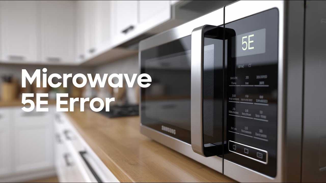 Samsung microwave oven 5e error - Error code meaning and how to fix it!