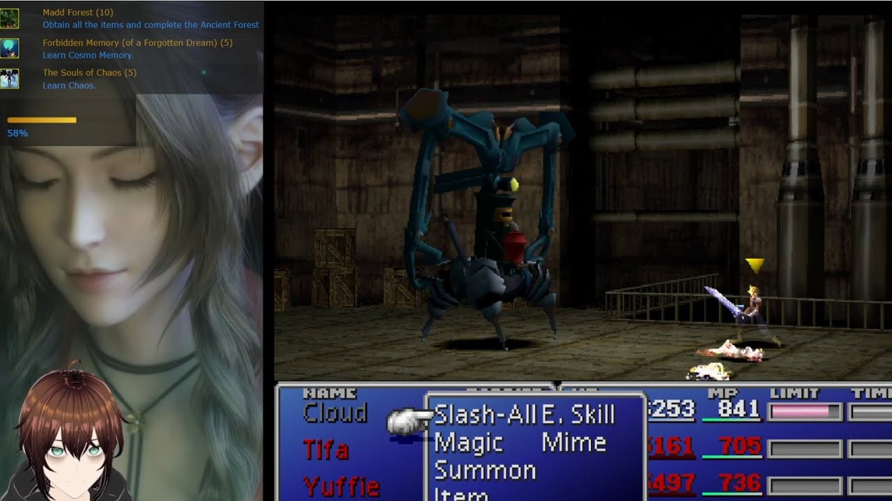 Final Fantasy VII на PS1 (RetroAchievements) День 12