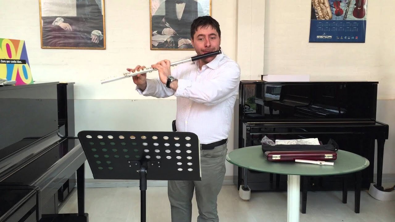 PROVA FLAUTO TRAVERSO TREVOR CANTABILE 31CF-HROE WOODEN HEAD A CURA DI BORSARI STRUMENTI MUSICALI