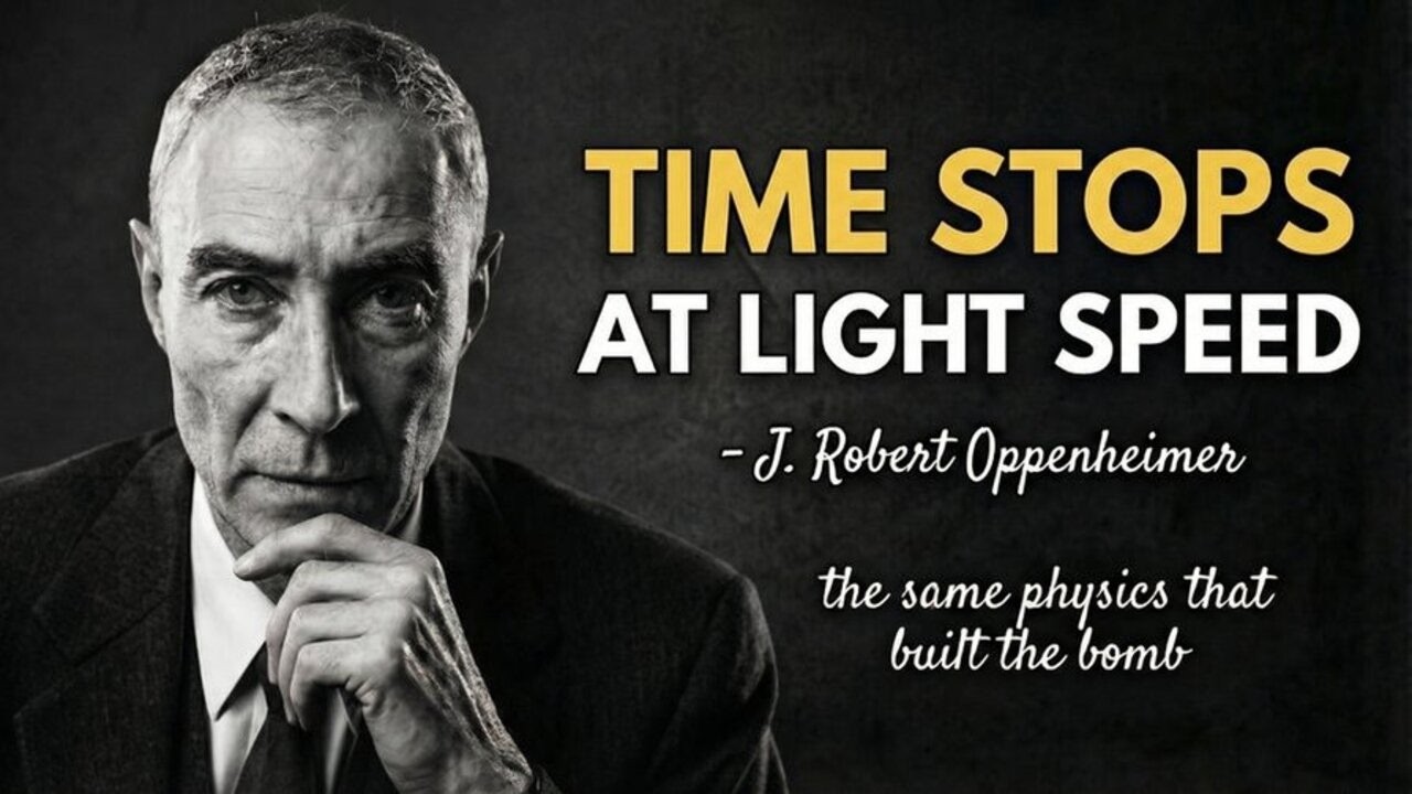 Why Time STOPS at Light Speed. The Paradox Behind the Bomb