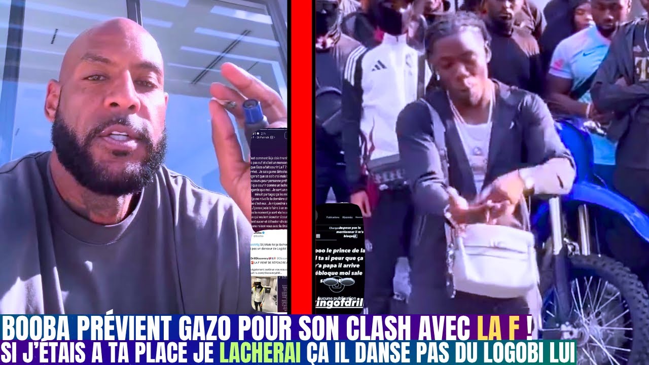 Booba Prévient Gazo pour La F, Si j'étais toi je lâcherai ce clash il danse pas du logobi lui !