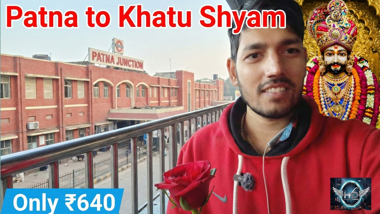 Patna To Khatu Shyam Train Journey 2026 🚂 | First Time Darshan | Harsh Diwan 🙏🚩 #khatushyam