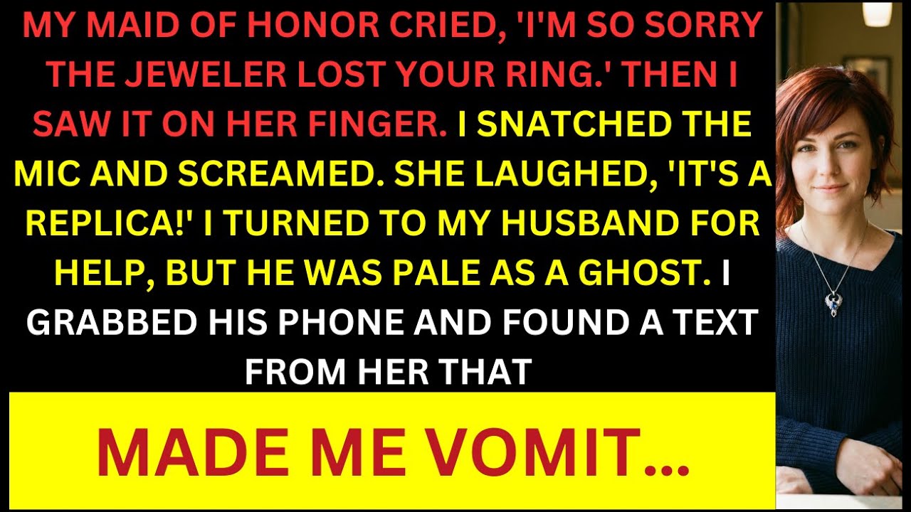 Maid Of Honor Lost My Ring  I Saw It On Her F