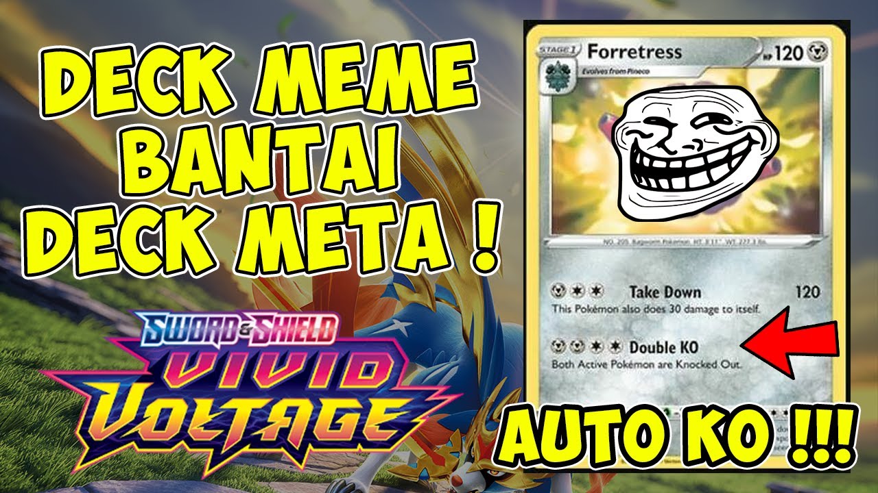 MELEDAK !! DECK FORRETRESS INI BISA NGALAHIN DECK - DECK META !! Pokemon TCG Online Indonesia