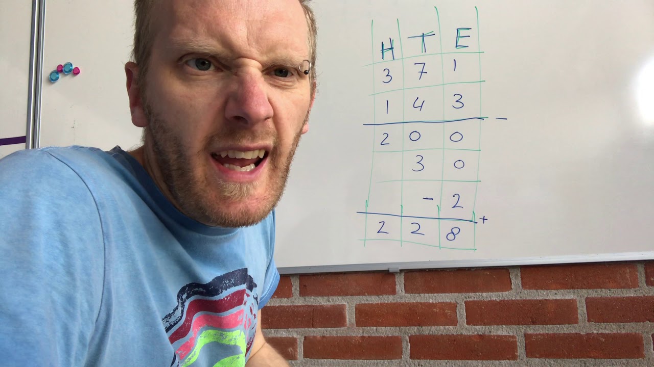 niveau 5: minsommen m.b.v. het HTE-schema 2