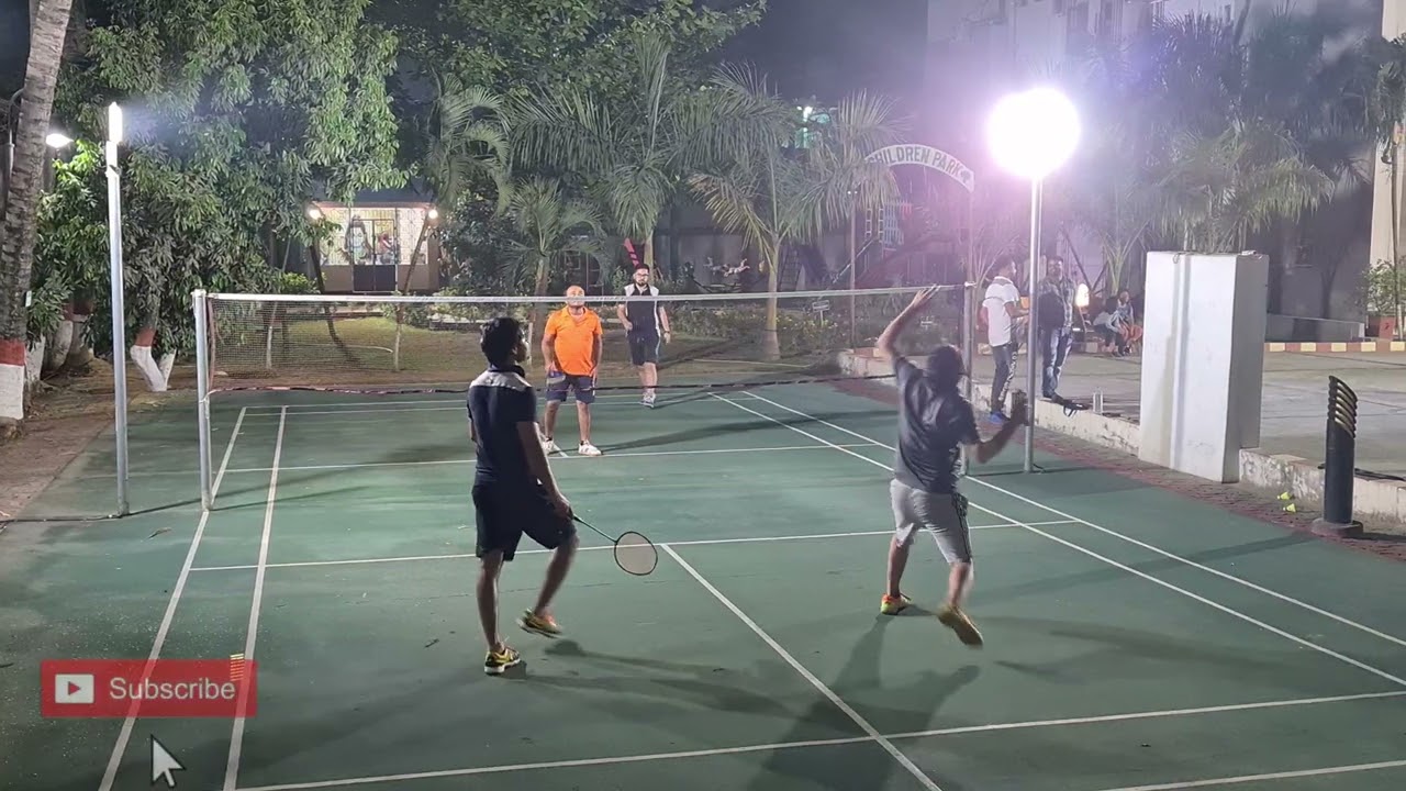 BADMINTON MEN'S DOUBLES GAME 1 USING YONEX ASTROX 7DG racket BADMINTON