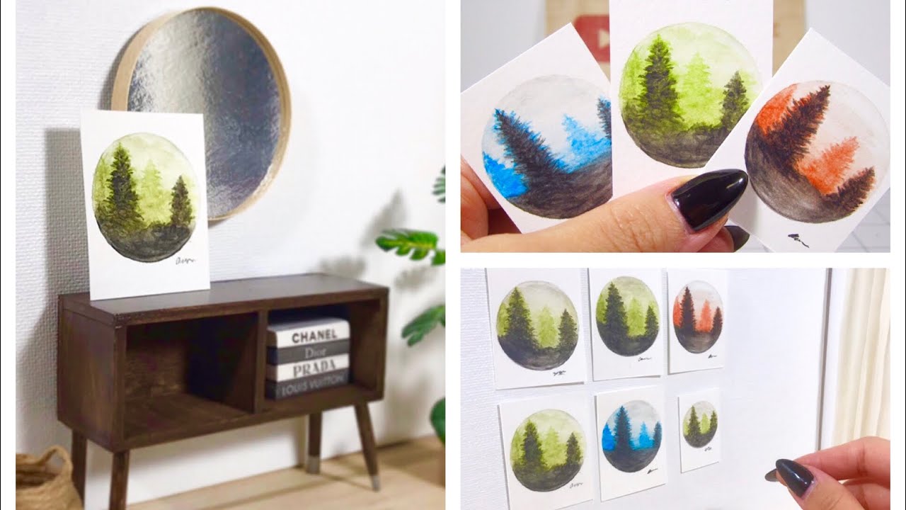 DIY Miniature - Watercolor Painting
