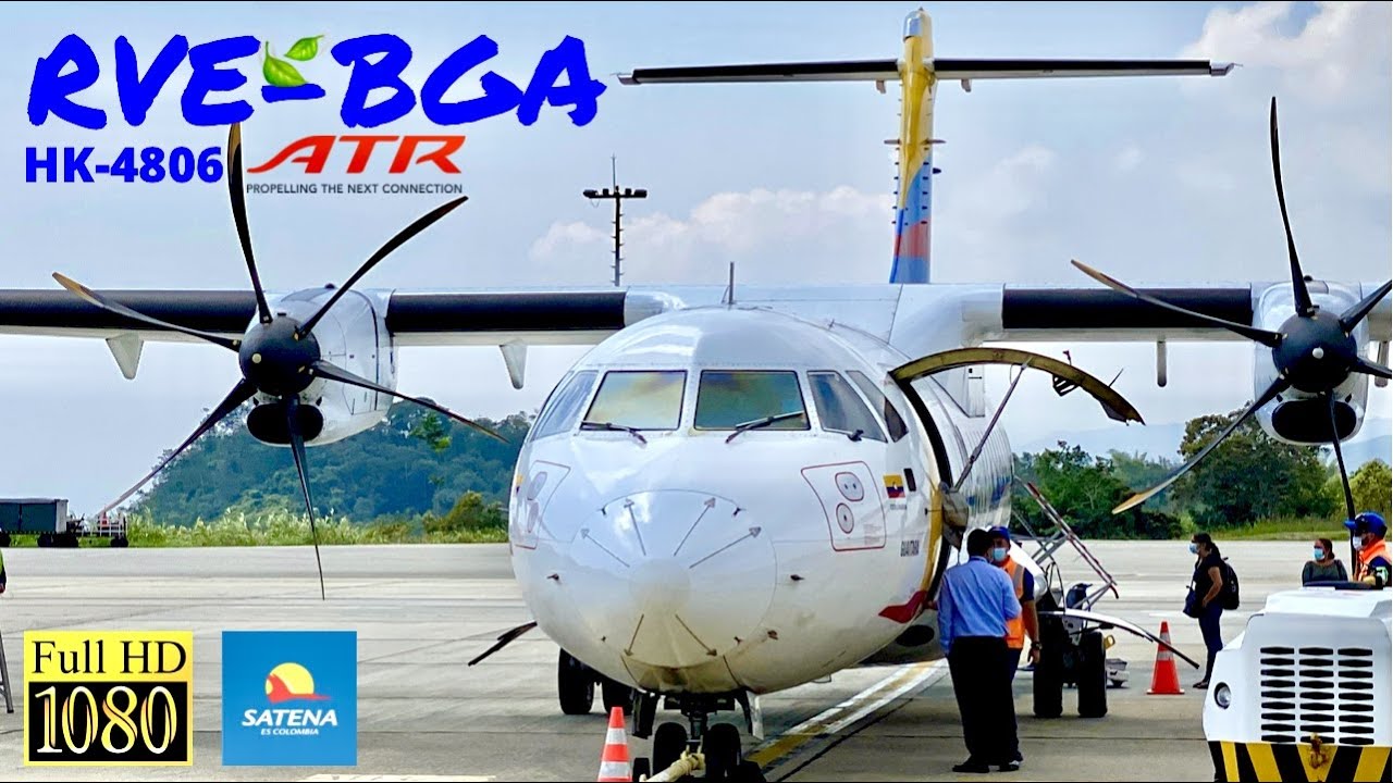 |TRIP REPORT| SATENA ATR 42-500 | Saravena - Bucaramanga | Espectacular Llegada |HD|