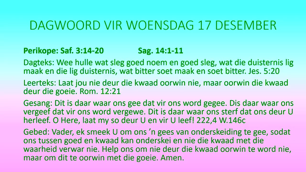 AANBIDDINGS DIENS MET SANG EN GEBED
