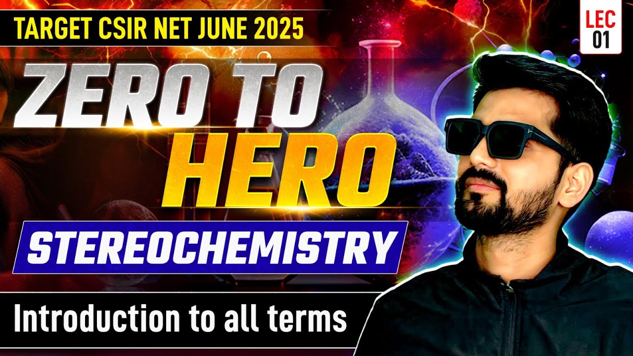 CSIR NET Stereochemistry | NET Chemical Science | Introduction to all terms | L1