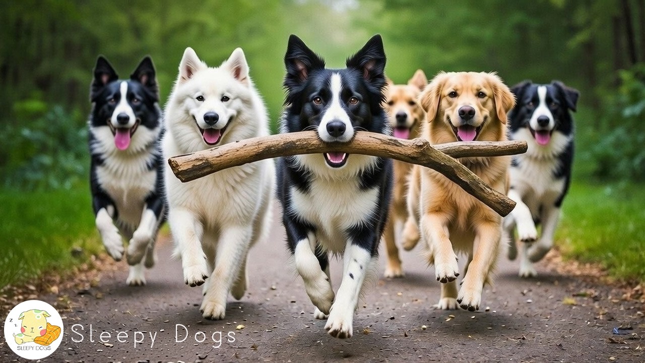 12 Hours of Dog TV for Dogs to Watch 🐕🎶 Calm Energy Music for Dogs & Stress Relief 🌿🐾