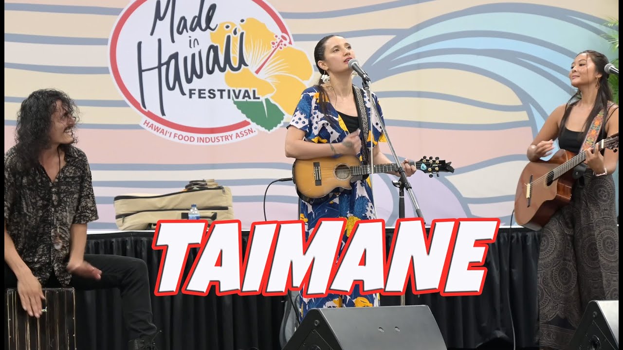 Taimane at Made in Hawaii Festival August 23, 2024 4K60 Best Hawaii Music