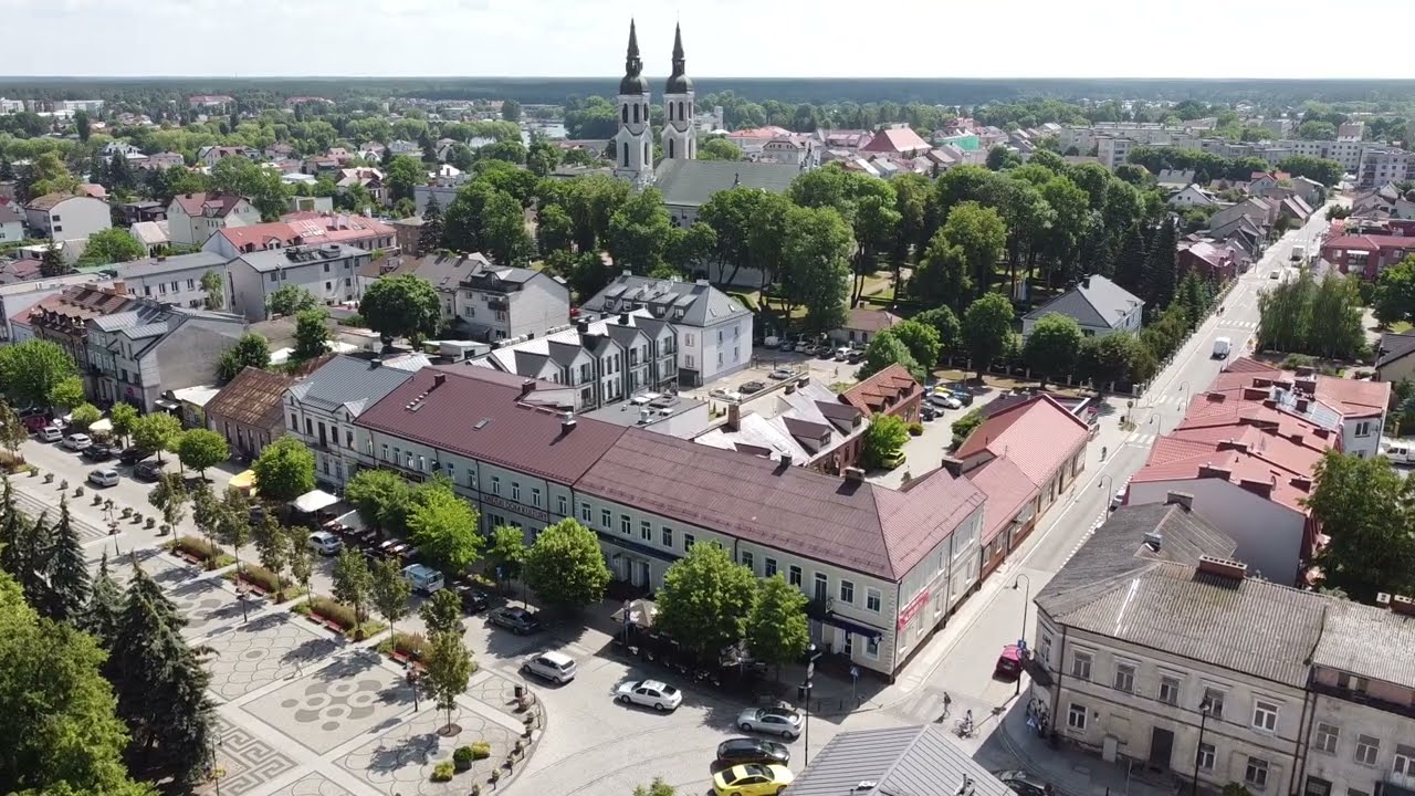 Augustów i okolice z lotu ptaka
