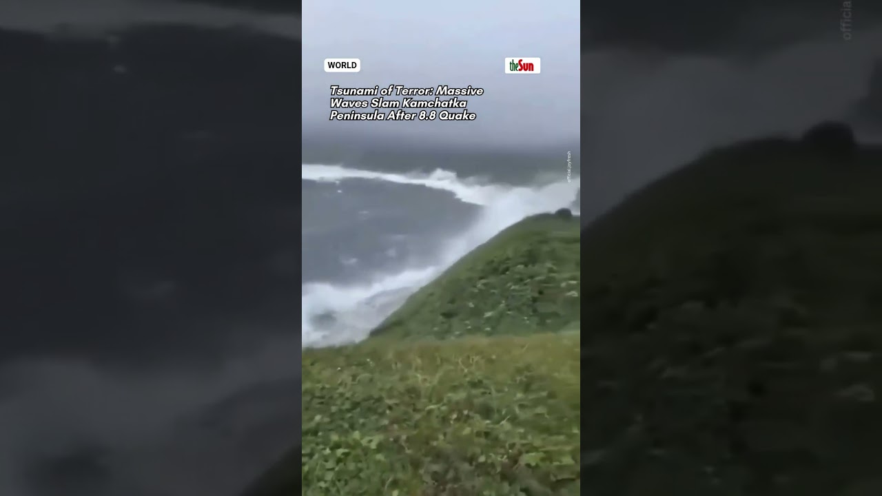 Tsunami of Terror: Massive Waves Slam Kamchatka Peninsula After 8.8 Quake