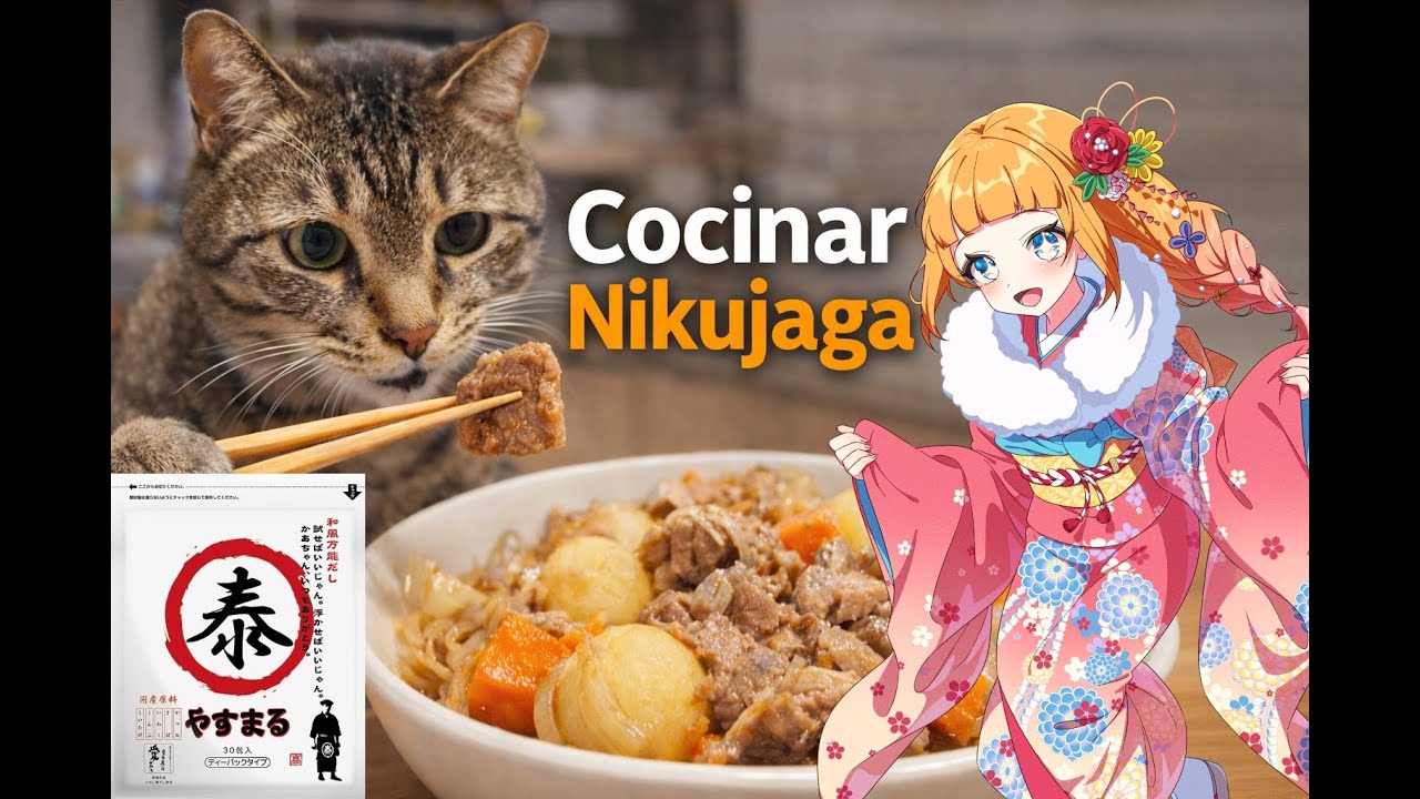 【#やすまるだし】Cocinando Nikujaga | Receta japonesa fácil y deliciosa【肉じゃが 作る】