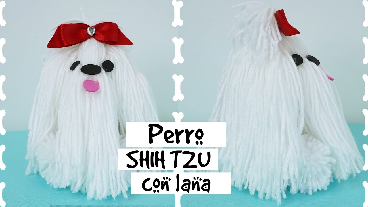 Cómo Hacer un Perrito Shih Tzu con Lana | Making Wool Dog