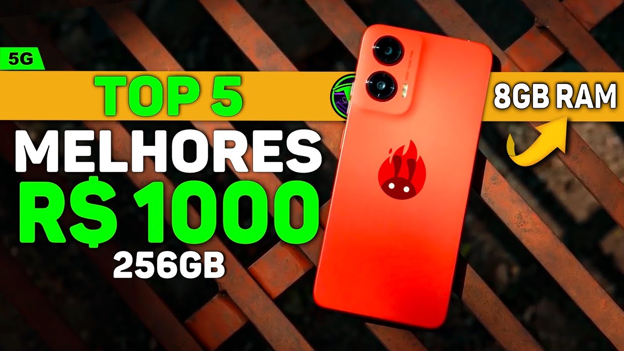 OS MELHORES CELULARES PARA JOGOS ATÉ R$ 1000 REAIS