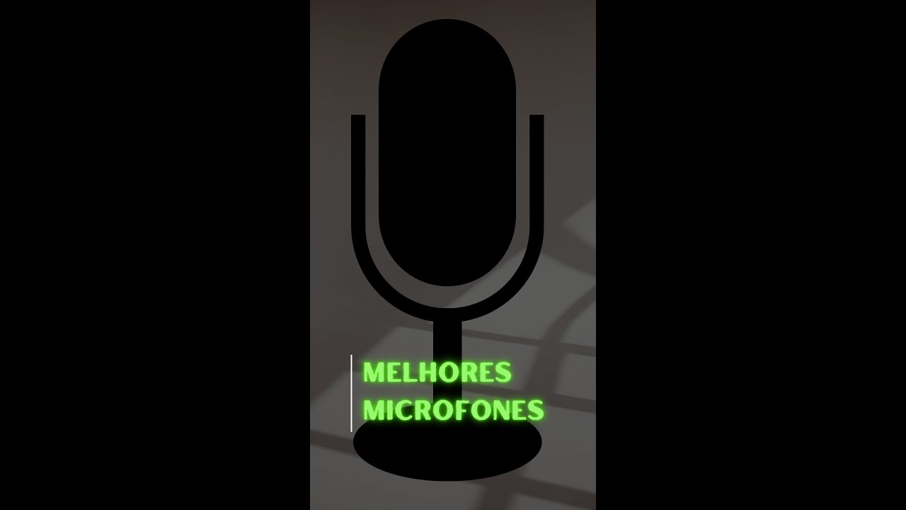 os Melhores microfones para estudio podcast e grava&ccedil;&atilde;o de curso 🟢