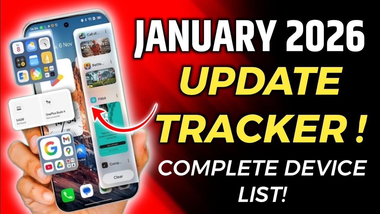 Realme January 2026 Update Tracker 🔥 | Complete Device List & Rollout Status