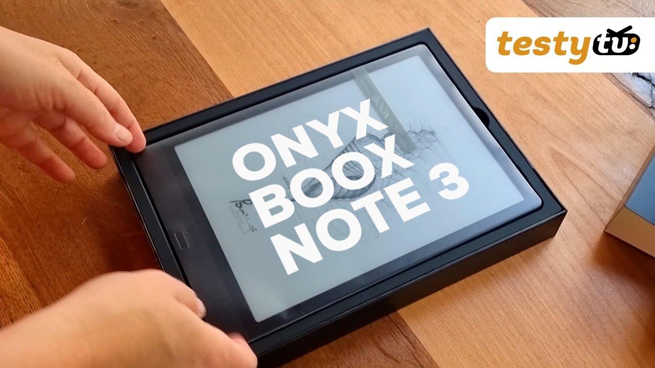 Onyx Boox Note 3 - unboxing i pierwsze uruchomienie