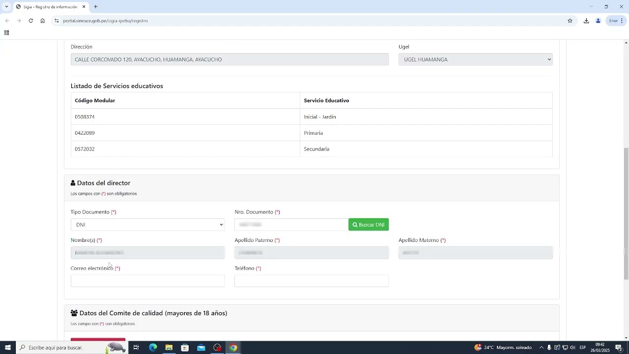 Tutorial para el registro de comités de calidad - Ipeba
