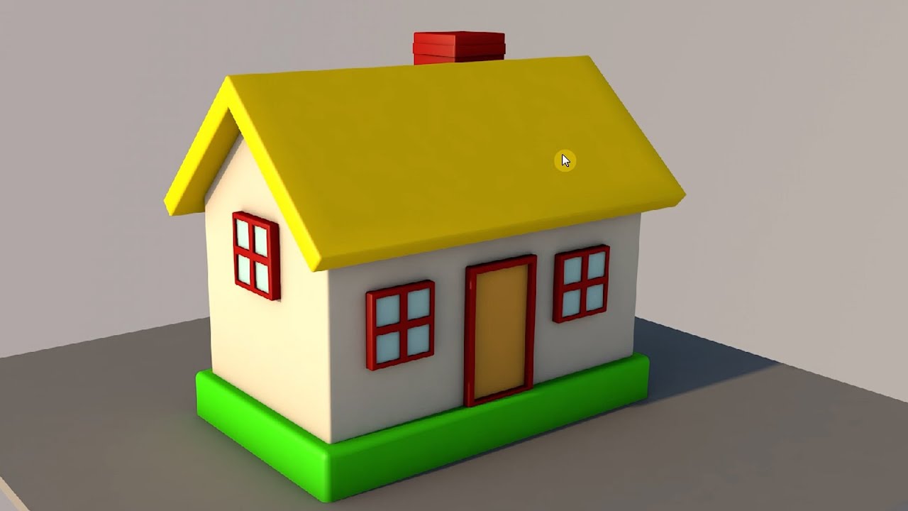 Cinema 4d Tutorial for House model