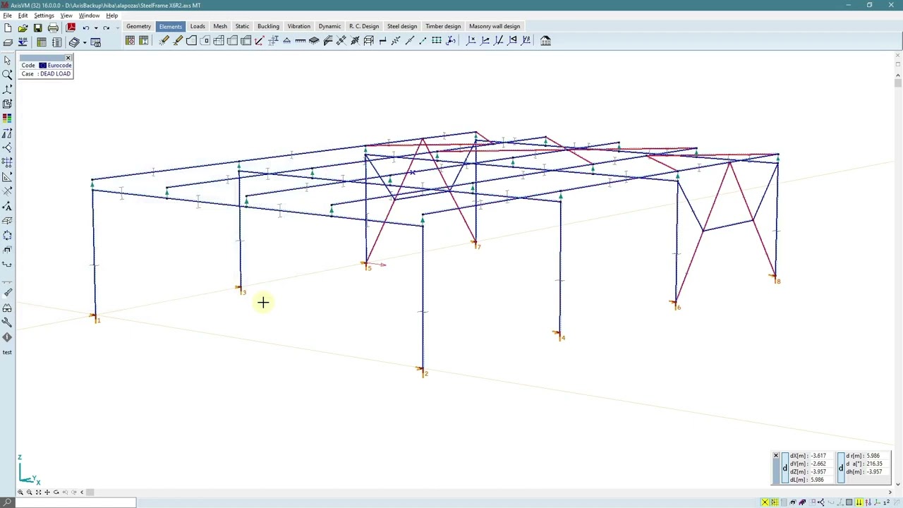AxisVM - Support Stiffness Estimation