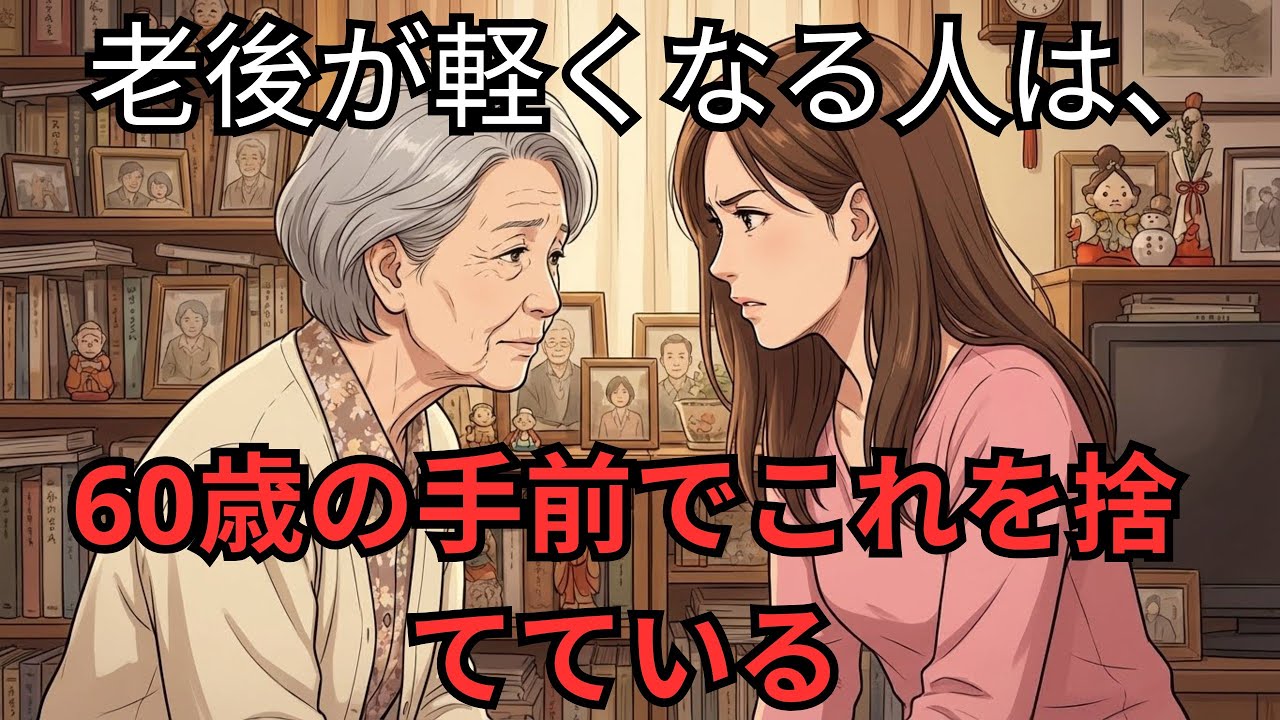 心にしみる話 老後が軽くなる人は、60歳の手前でこれを捨てている