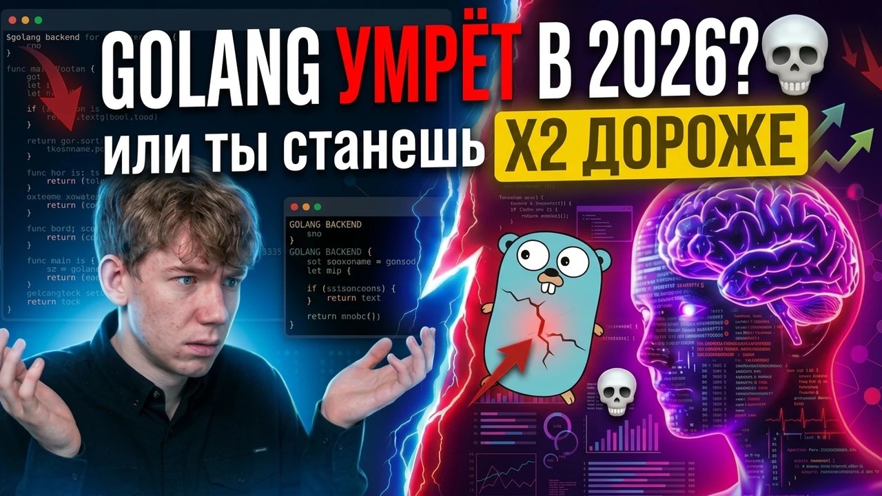 Go в 2026: 10 трендов, которые УДВОЯТ твою зарплату или оставят без работы #golang #ai