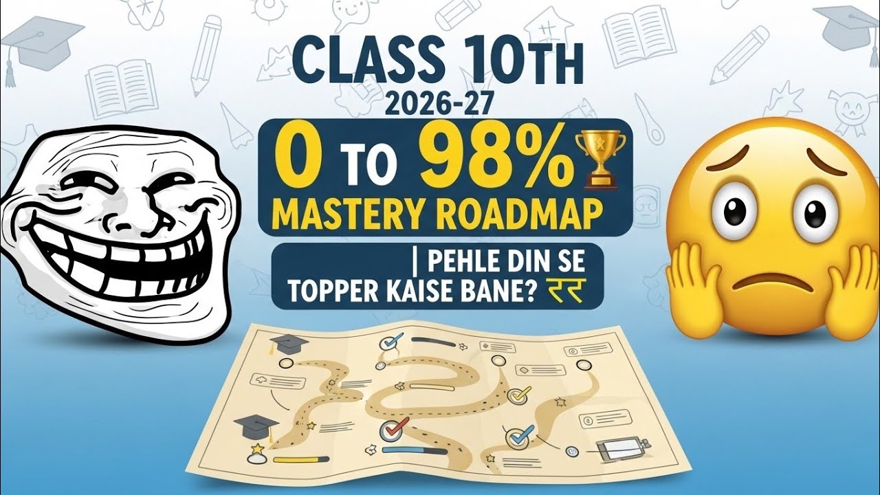 How to Start Class 10th 2026-27: 0 to 98% Mastery Roadmap 🚀 | Class 10 Strategy I