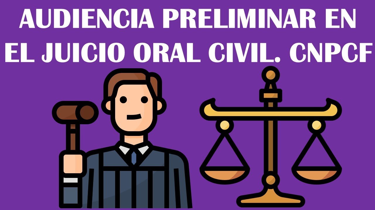 AUDIENCIA PRELIMINAR DEL JUICIO ORAL CIVIL. CÓDIGO NACIONAL DE PROCEDIMIENTOS CIVILES Y FAMILIARES