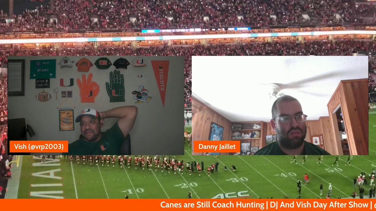 Miami Hurricanes Assistant Coaching Search Continues | DJ and Vish Show