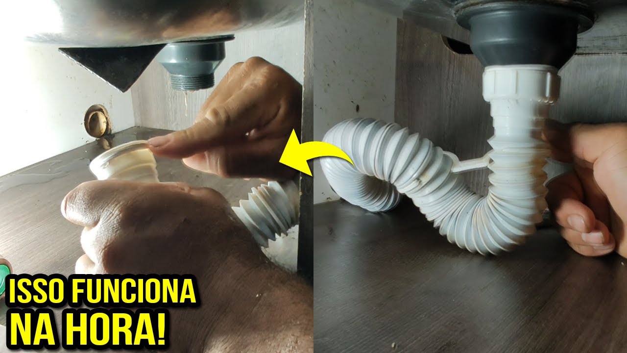 SIFÃO VAZANDO COMO CONSERTAR VAZAMENTO NO SIFÃO (Passo a Passo)