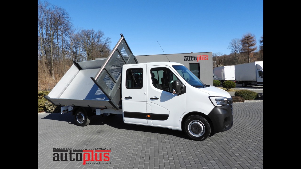 RENAULT MASTER WYWROTKA TROJSTRONNA  DOKA 6 MIEJSC  362479 AUTO-PLUS.COM.PL TEL. +48 607 888 556