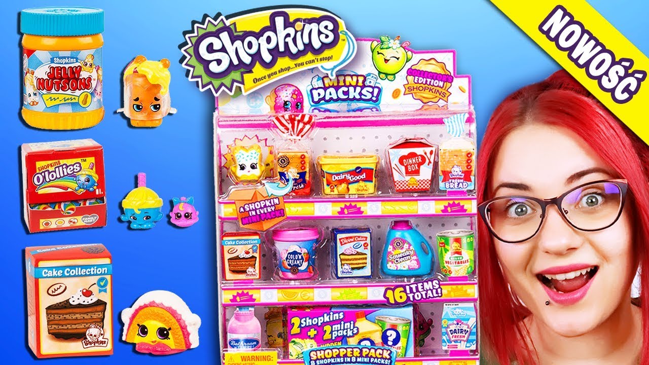 NOWE SHOPKINS MINI PRODUKTY 😍 Szopkinsy Sklepowe 🛒 Zestaw z Lod&oacute;wką 🍧 miss Aga
